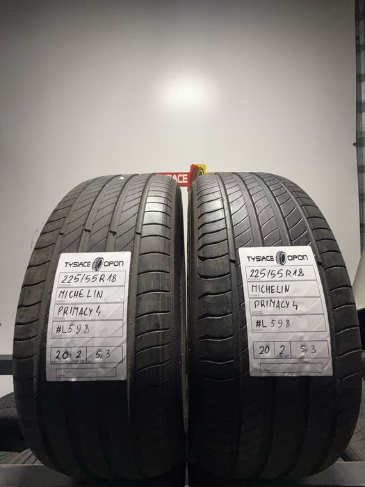 Opony letnie Michelin Primacy 5 225/55 R18 98V zestaw 2szt #L598