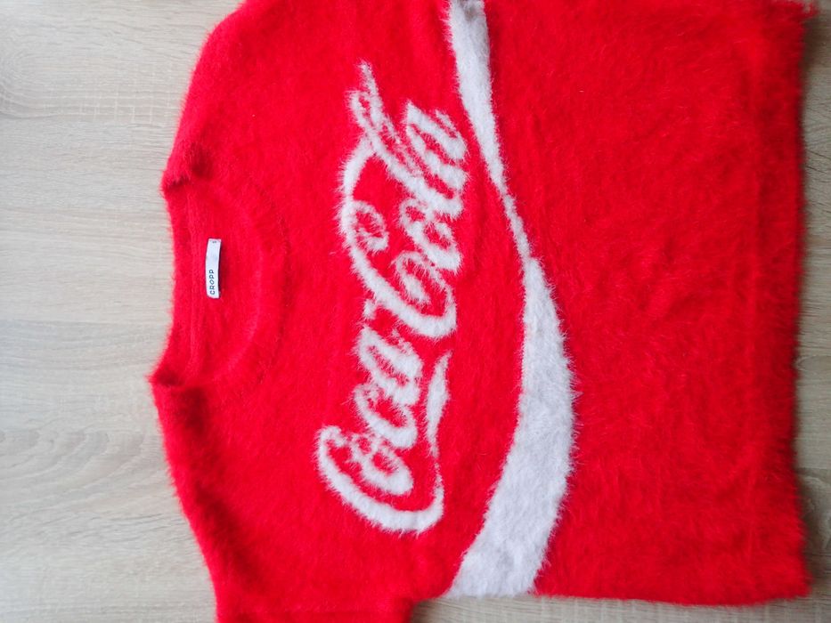 Sweter czerwony firmy CROPP, rozm. S