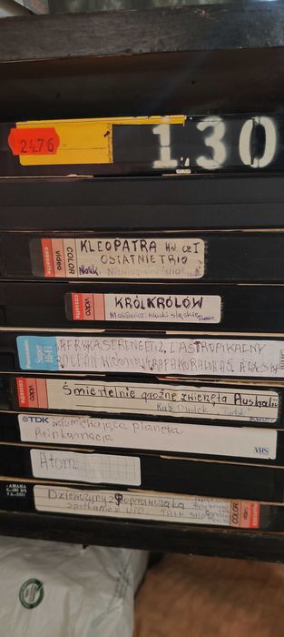Kasety Vhs Różny mix