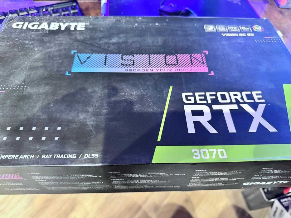 RTX 3070 Gigabyte OC VISION  8 GB 2 letnia BOX