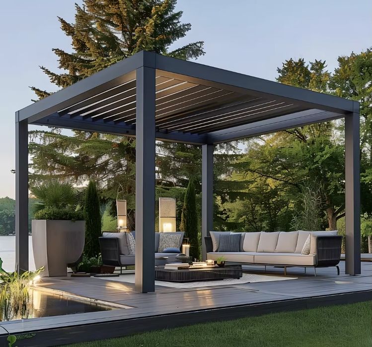 Altana ogrodowa pergola aluminium do ogrodu 3x4m 300x400cm