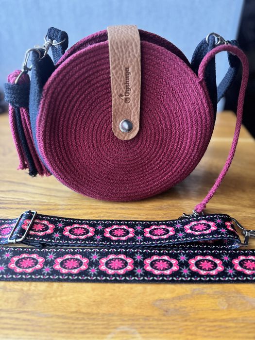 Сумка з бавовняного шнура