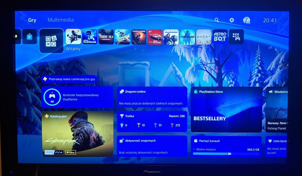 Konsola PlayStation 5 Slim 1TB Blu Ray DualSense Silver BDB