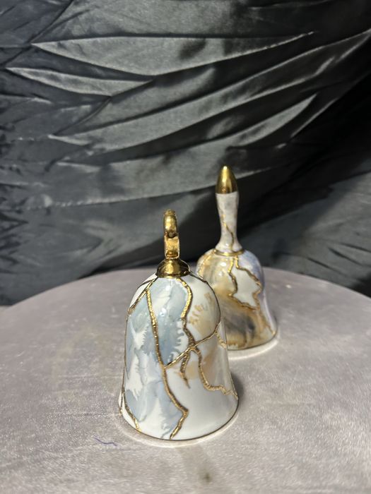 Ceramiczne dzwonki dekoracyjne – zestaw 2 sztuki  1462/25