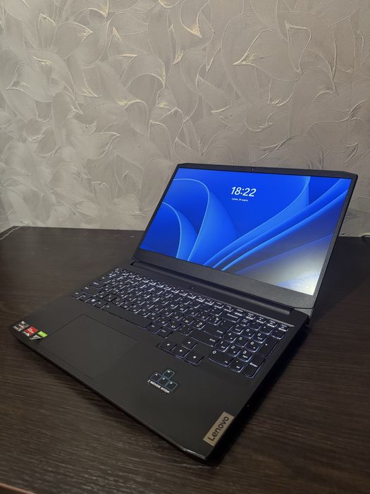 Потужний ігровий Ноутбук Lenovo Ryzen 5 5600h, GTX 1650, ddr4 16, ssd 512