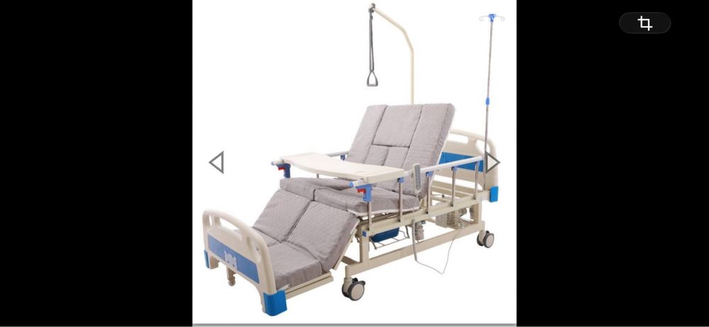 Ліжко електро+механіка  з туалетом та функцією бокового перевороту