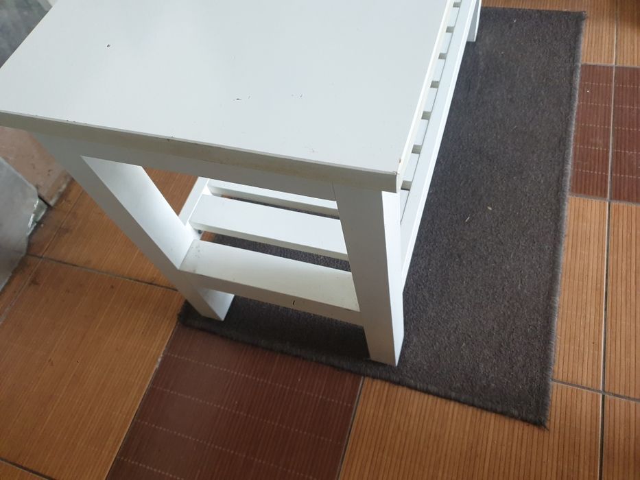 Ławka ikea biała HEMNES