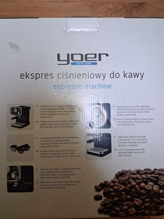 Ekspres ciśnieniowy Yoer breve EM01BK