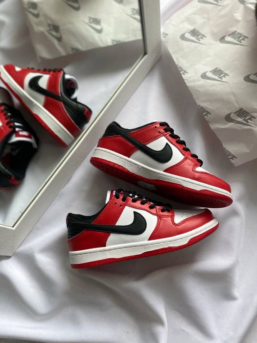 Buty Nike Air Jordan Dunk low Red 36-40 damskie trampki