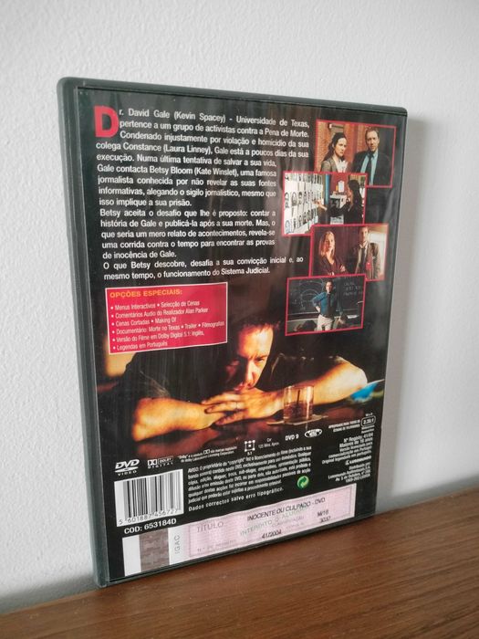 Filme DVD: Inocente ou Culpado? - The Life of David Gale