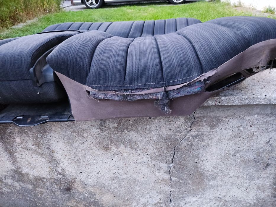 Tapicerka Mercedes W124 Sedan czarna