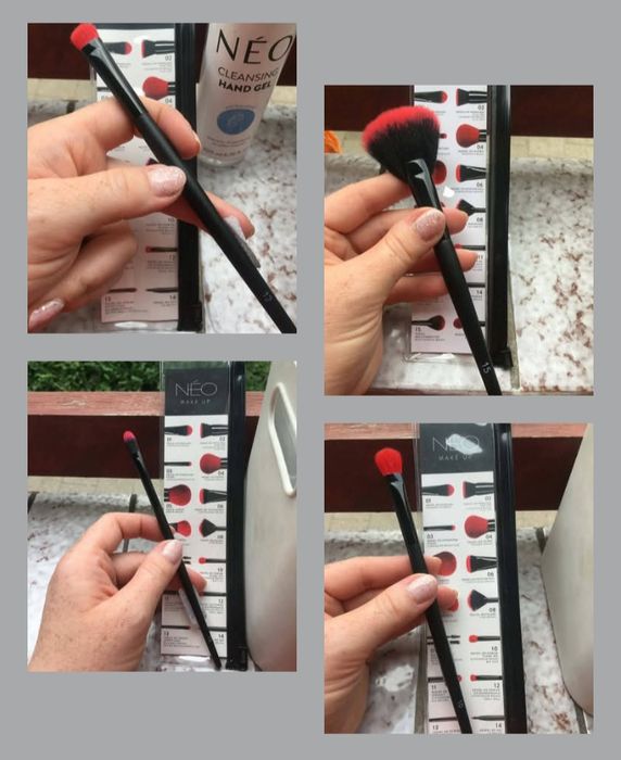 Zestaw pędzli do makijażu (9 sztuk) Neo Makeup