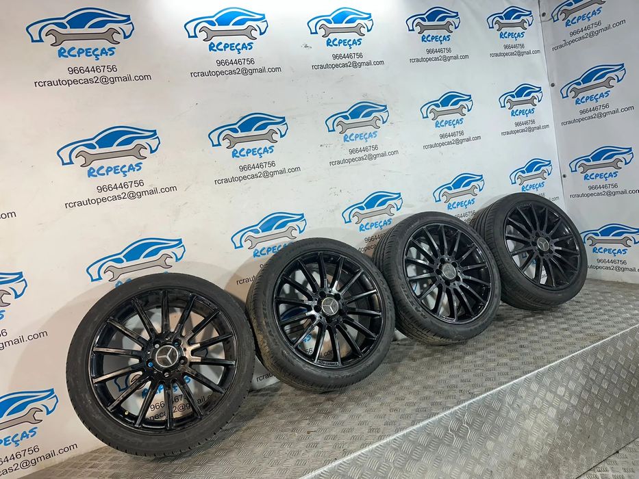 Conjunto Jantes 18 Originais AMG Mercedes Benz 5x112 7.5J ET52 A 176