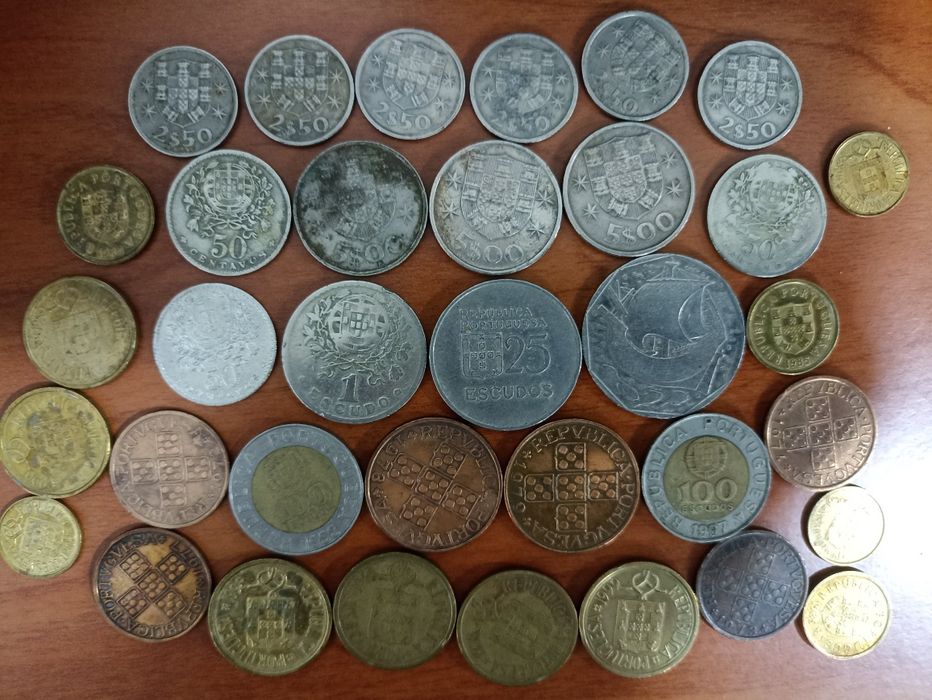 Lote Moedas Escudo