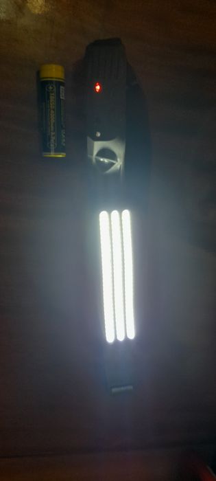 Налобний ліхтарик COB + датчик руху від руки 30 год автоному  4000 mAh