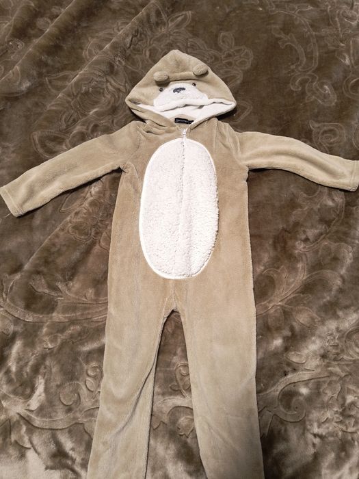 Piżama pajac przebranie kostium miś na zamek 102-107cm