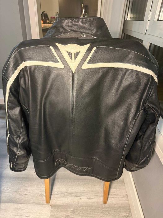 Casaco Motard Dainese Stripes Coiro - Tamanho 58 - Proteções