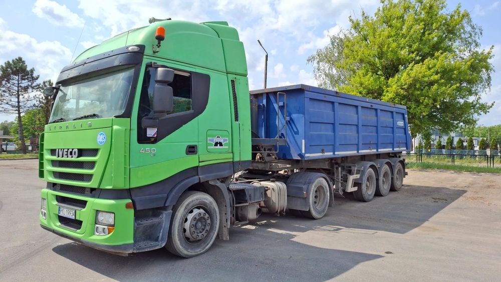 Iveco STRALIS  Zestaw ciągnik IVECO i naczepa ZASŁAW