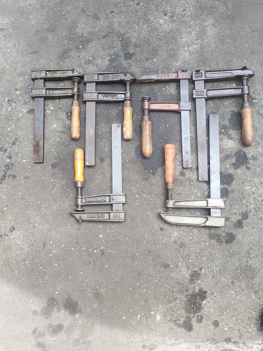 Stary ścisk ściski stolarski  schuma 35-40 cm  budowlany schuma  gef 4 shuhma scisk sciski