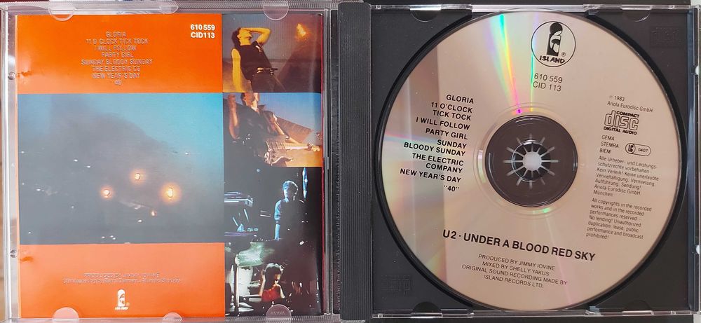 Płyta CD rock za 12 : U2 Live - Under a blood red sky
