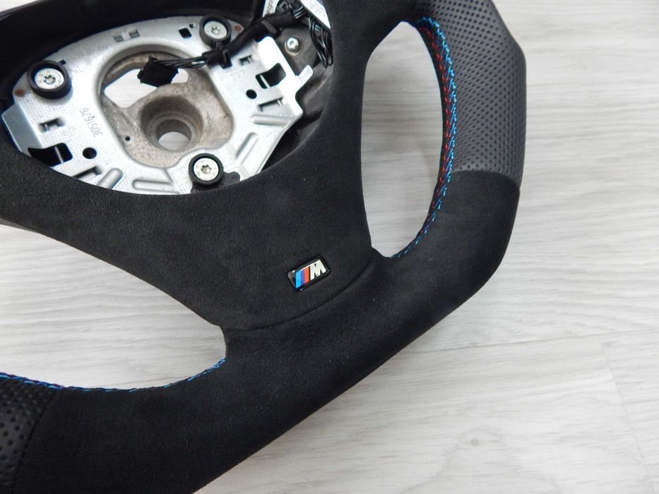 BMW E81 E82 E84 E87 E88 E90 E91 E92 kierownica sport łopatki alcantara