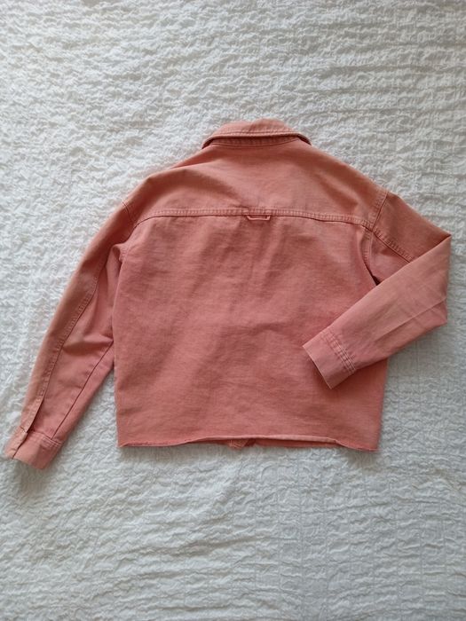 Kurtka dżinsowa oversize damska S/36 bawełna 100%