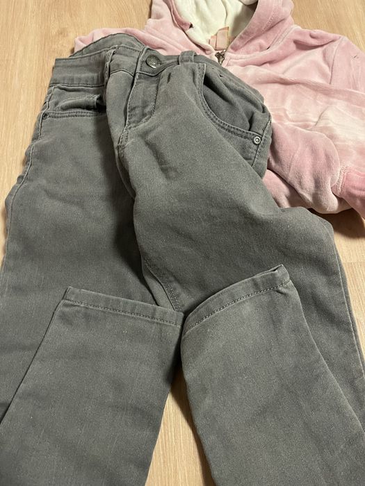 Zestaw 152. Pluszowa blyza i jeansy
