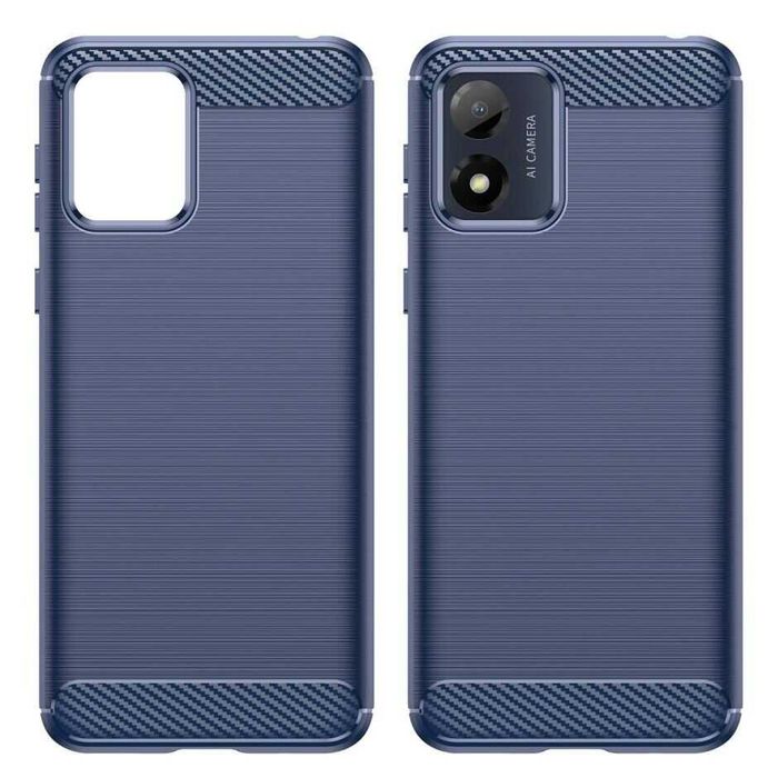 Противоударный чехол накладка для Motorola Е13 E14 карбон Мото Е14 Е13