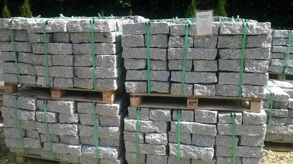 Obrzeża granitowe palisada kostka granitowa