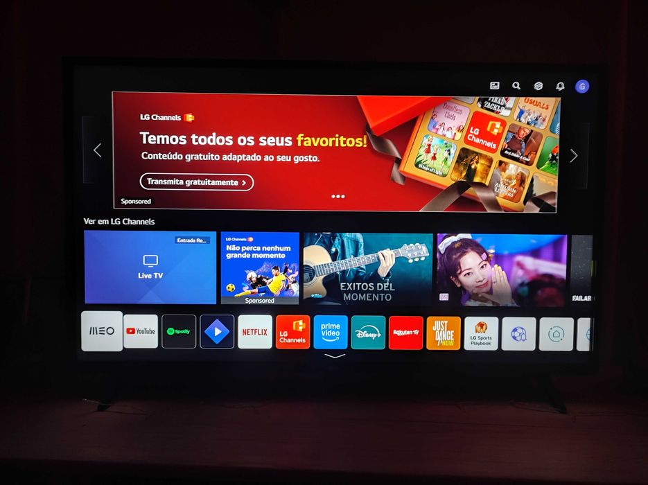 Smart TV LG 43 polegadas - como nova