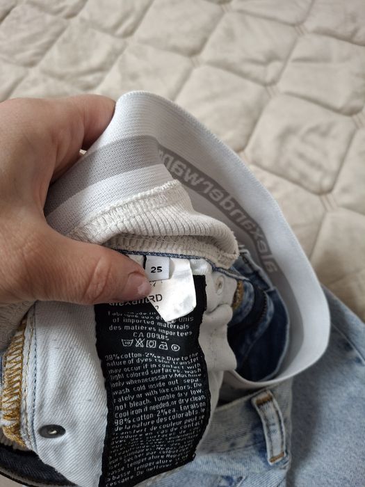 Джинси прямі з подвійним поясом ALEXANDER WANG