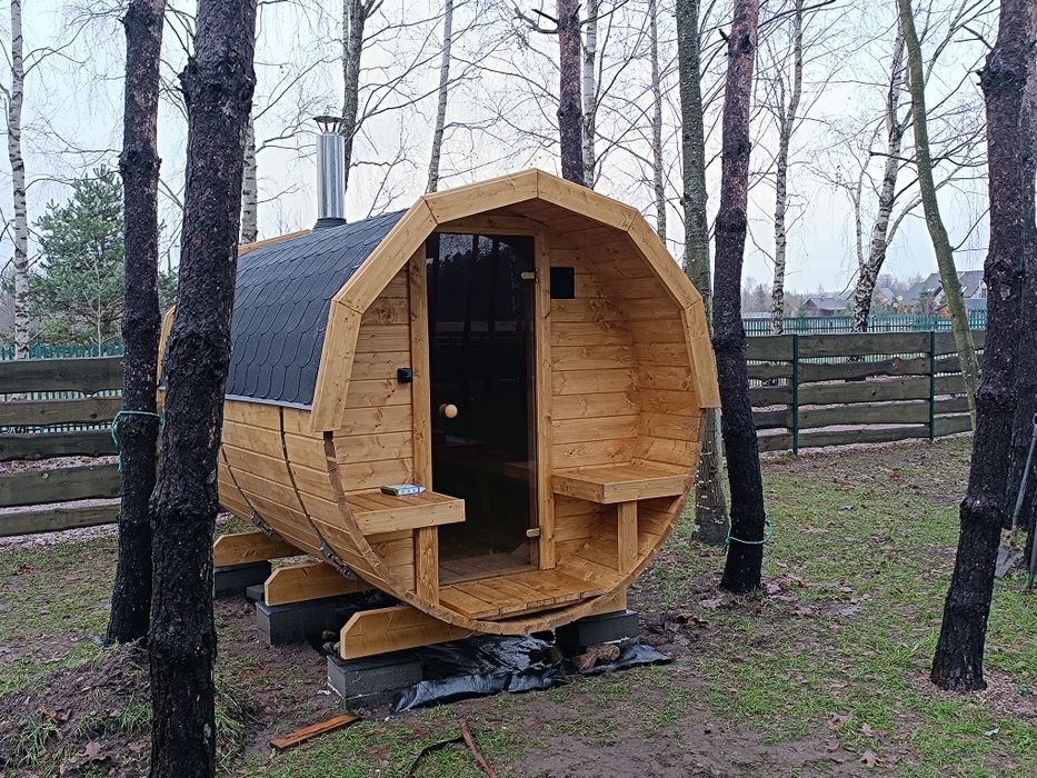 Sauna beczka ogrodowa