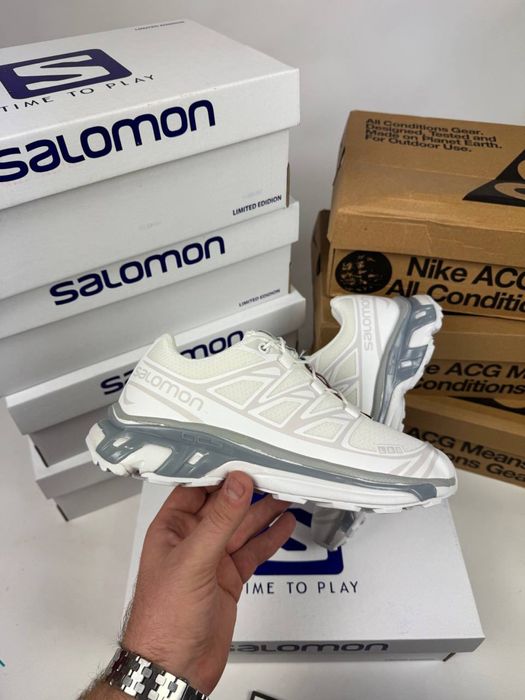 РОЗПРОДАЖ Кросівки Salomon XT-6 GORE-TEX Кроссовки Саломон Білі