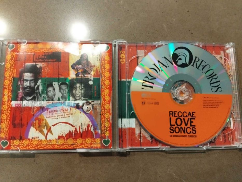 2 cds  duplos de Reggae Love Songs