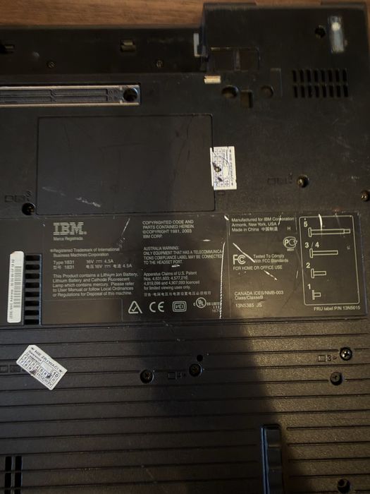 IBM ThinkPad R51 (Type 1831) | Sprawny, Windows XP