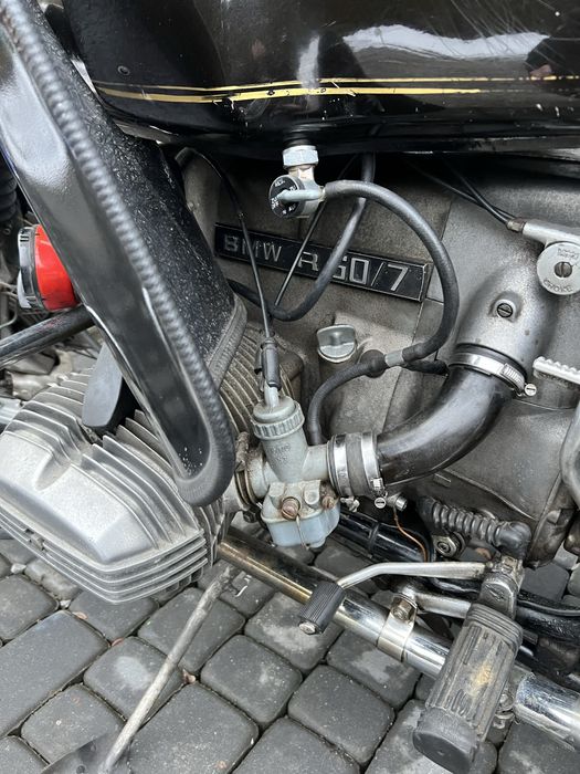 Motocykl bmw r60/7 z  1978 roku