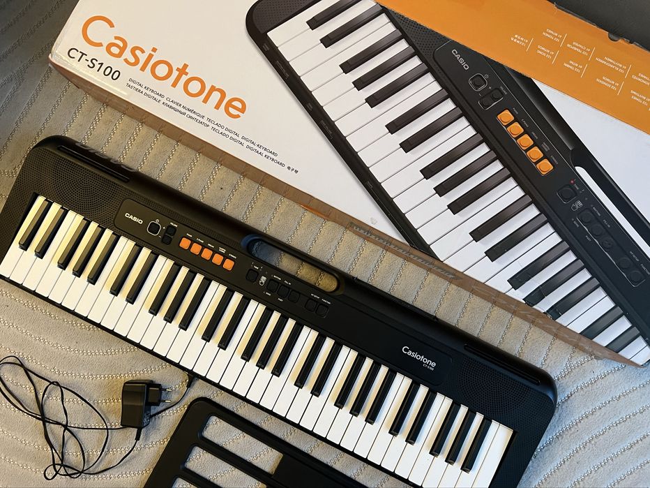 Teclado Casio Casiotone CT-S100, como novo, pouco uso