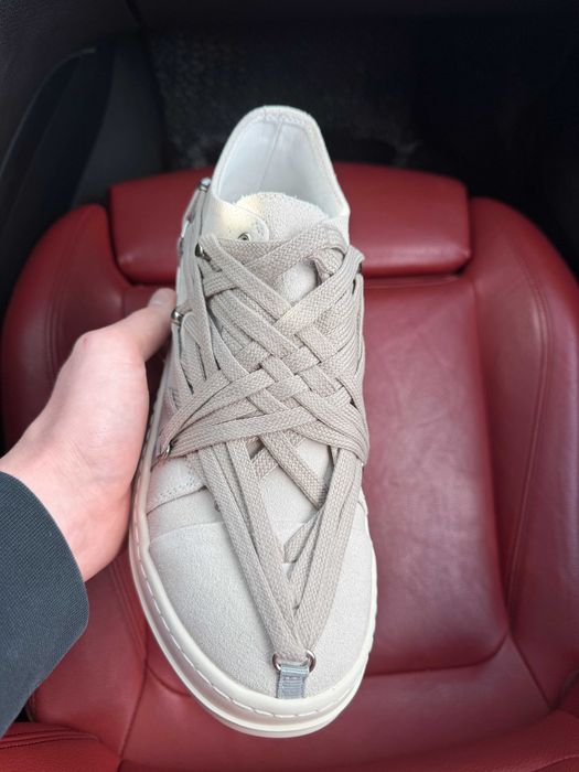 (ОПЛАТА ПІСЛЯ ОГЛЯДУ)Rick Owens x Hollywood Megalace Beige Рік Овенс