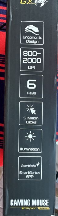 Мышь проводная игровая Genius Scorpion Spear USB