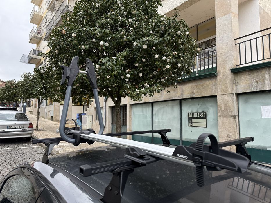 Suporte de Tejadilho Aluminio P/ 1 Bicicleta BTT/Strada.