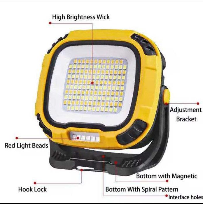 Мощный светильник (прожектор)/фонарь с функцией Powerbank