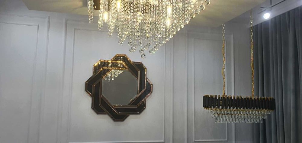 Lampa kryształowa żyrandol kryształ XXL 70 cm likwidacja sklepu