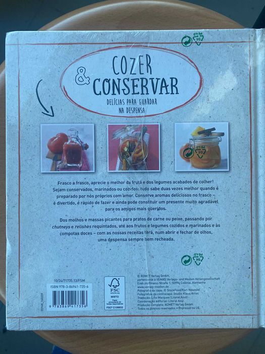 Livro de Receitas para Conservar