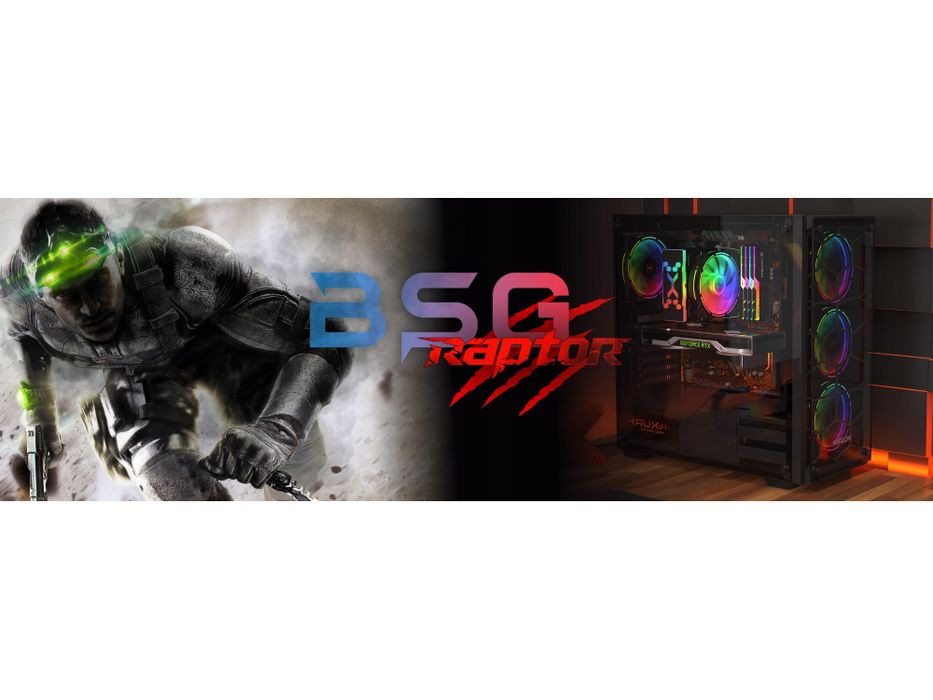 komputer gamingowy bsg raptor v12 amd ryzen7 32gb ddr4 1000ssd win11