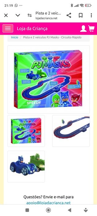 Pista carros PJMasks