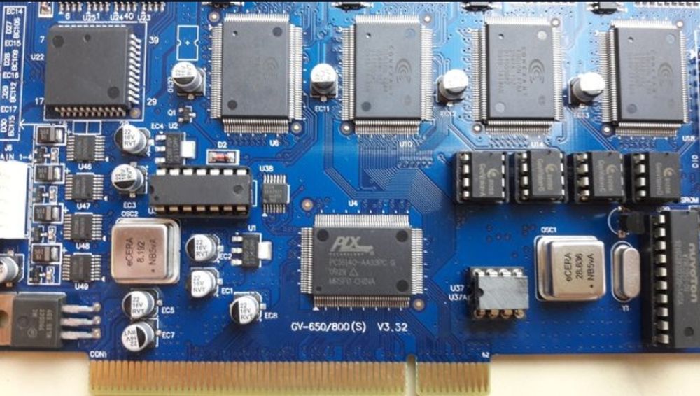 Плата видеонаблюдения 
GeoVision Gv-650/800