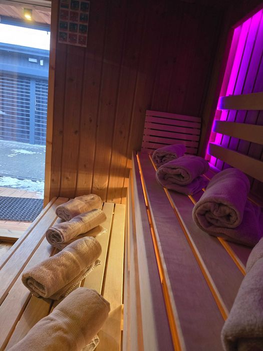 Domek  sauna, bania, jacuzzi- na wyłączność - 14 osób+dostawki