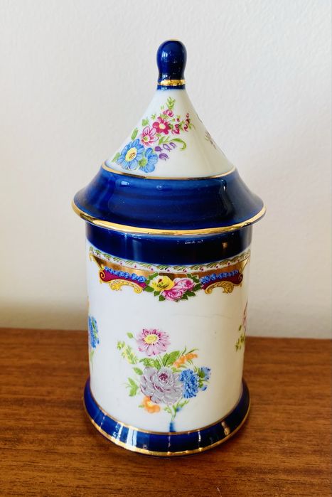 Frasco Limoges decorado à mão