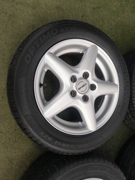 14 koła 5x100 et32 opony 185/60/14 VW Polo Fox Seat Ibiza Skoda Fabia