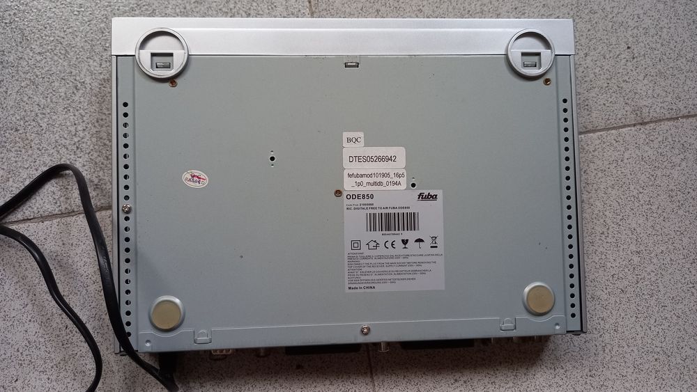 Receptor de Satélite Digital Fuba ODE850